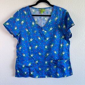 Crocs Medical Women’s Owl Print Scrub Top